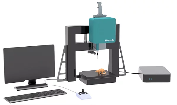 A fiber microscope setup by DeepEn